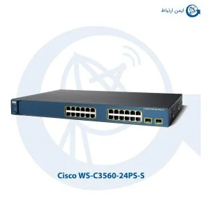 سوئیچ شبکه مدیریتی سیسکو 24 پورت مدل WS-C3560-24PS-S