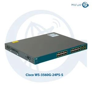 سوئیچ شبکه مدیریتی سیسکو 24 پورت مدل WS-3560G-24PS-S