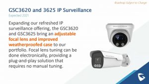 در این عکس دوربین تحت شبکه گرنداستریم مدل GSC3625 دارای لنز قابل تنظیم را می بینید
