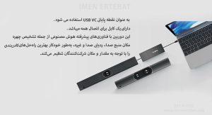 در تصویر زیر ویدئو کنفرانس یالینک مدل M400-0010 می بینید که دارای یک کابل برابی اتصال به همه می باشد 