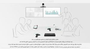 در تصویر زیر VC800-VCM-CTP-VCH را می بینید که تعامل و همکاری در کنفرانس را افزایش می دهد