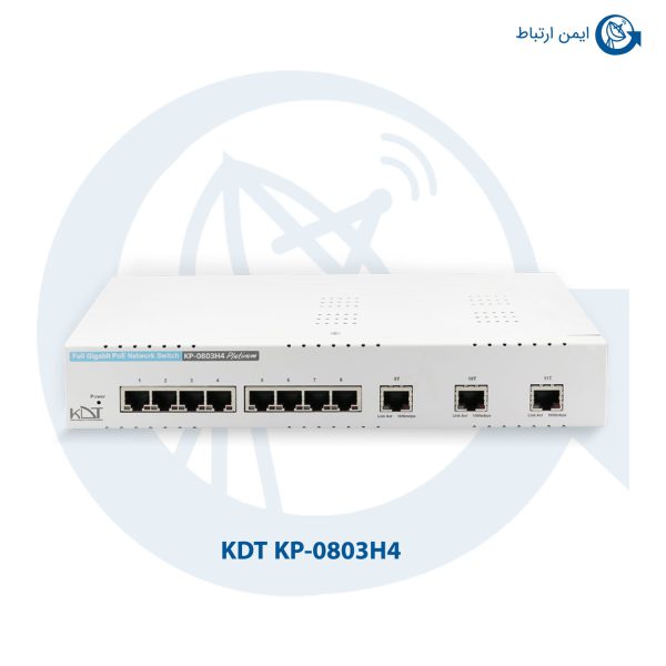 سوئیچ شبکه کی دی تی مدل KP-0803H4