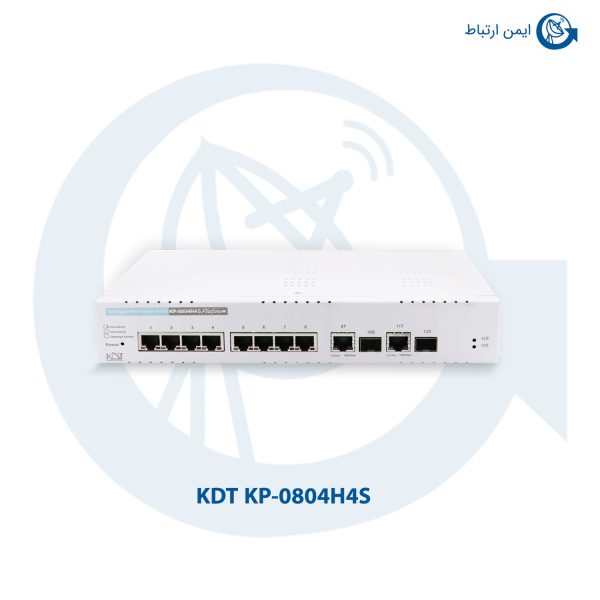 سوئیچ شبکه کی دی تی مدل KP-0804H4S