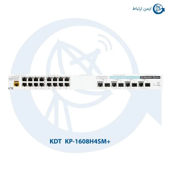 سوئیچ شبکه کی دی تی مدل +KP-1608H4SM