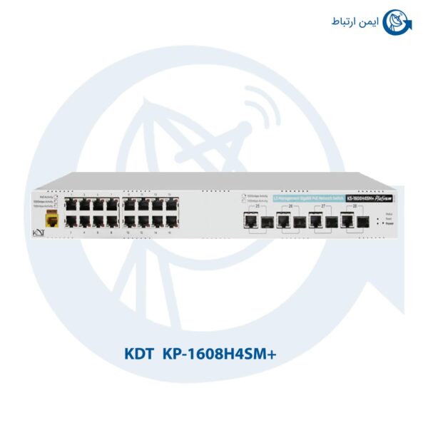 سوئیچ شبکه کی دی تی مدل +KP-1608H4SM