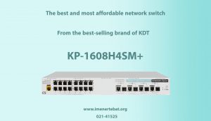 سوئیچ شبکه کی دی تی مدل +KP-1608H4SM 