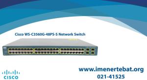سوئیچ شبکه سیسکو WS-C3560G-48PS-S
