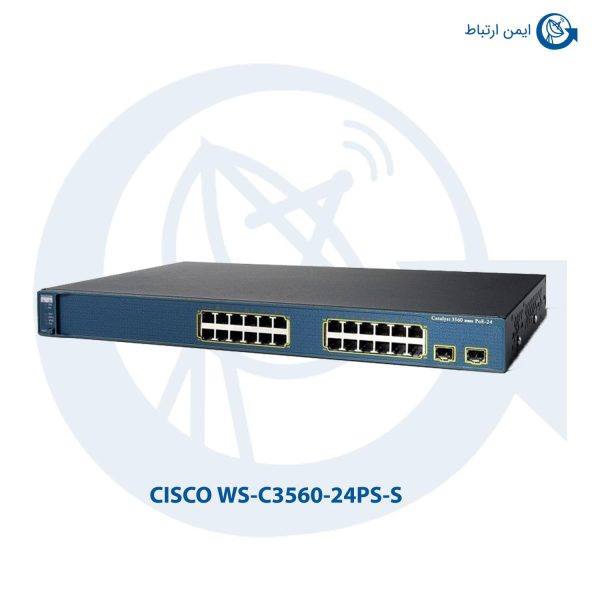 سوئیچ شبکه سیسکو WS-C3560-24PS-S