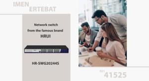 سوئیچ شبکه HRUI مدل HR-SWG20244S
