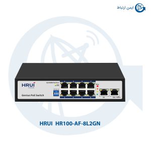 سوئیچ شبکه HRUI مدل HR100-AF-8L2GN