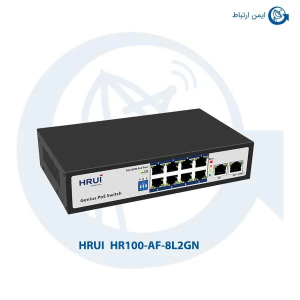 سوئیچ شبکه HRUI HR100-AF-8L2GN