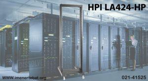 در این تصویر رک HPI مدل LA424-HP را در رنگ مشکی مشاهده می کنید