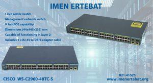 سوئیچ شبکه سیسکو WS-C2960-48TC-S