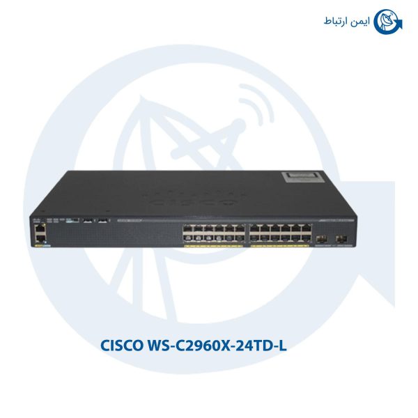 سوئیچ شبکه سیسکو WS-C2960X-24TD-L