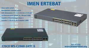 سوئیچ شبکه سیسکو WS-C2960-24TC-S