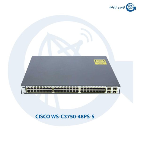 سوئیچ شبکه سیسکو WS-C3750-48PS-S