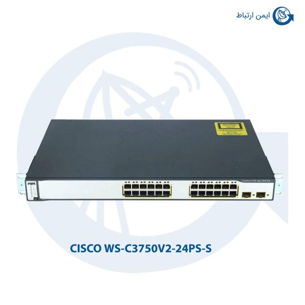 سوئیچ شبکه سیسکو WS-C3750V2-24PS-S