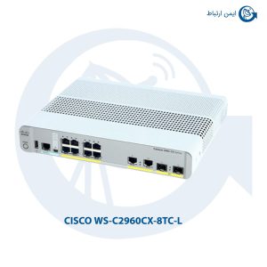 سوئیچ شبکه سیسکو WS-C2960CX-8TC-L