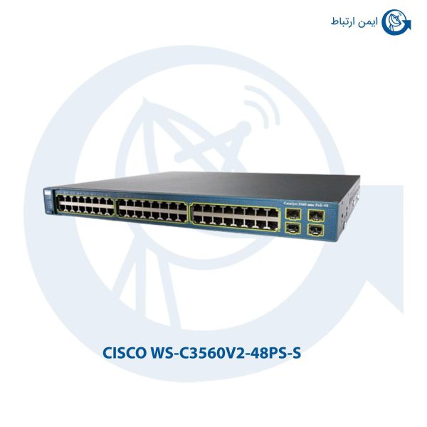 سوئیچ شبکه سیسکو WS-C3560V2-48PS-S
