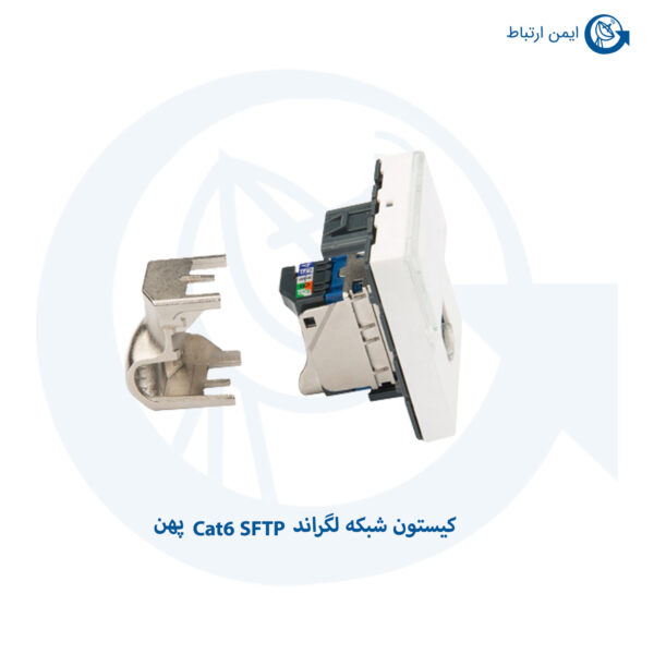 کیستون شبکه لگراند Cat6 SFTP پهن