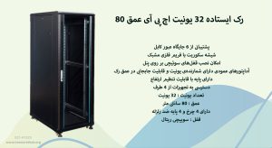 رک ایستاده 32 یونیت اچ پی آی عمق 80