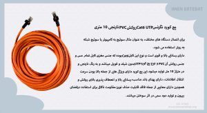 در تصویر پچ کورد نگزنس Cat6 UTP با روکش PVC مشاهده مینمایید