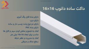 داکت ساده 16×16