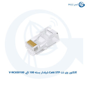 کانکتور وی نت Cat6 UTP بسته100 تایی مدل V-NC6U0100