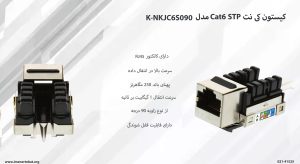 تصویر کیستون کی نت K-NKJC6S090 را که دارای قابلیت قفل شوندگی است مشاهده می کنید