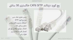 در تصویر پچ کورد دیتالند CAT6 SFTP خاکستری 30 سانتی را مشاهده مینمایید