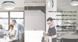 اکسس پوینت بی سیم سقفی تندا مدل W301A