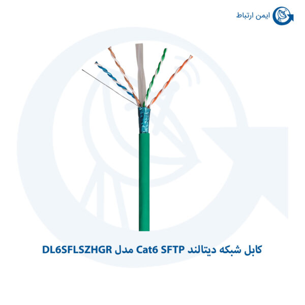 کابل شبکه دیتالند Cat6 SFTP مدل DL6SFLSZHGR