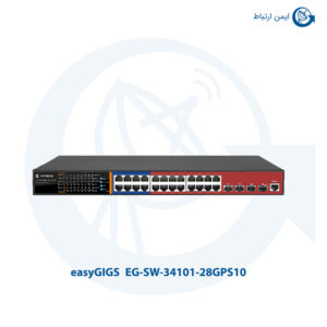 سوئیچ 24 پورت POE ایزیگیگز EG-SW-34101-28GPS10
