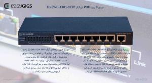  در این تصویر سوئیچ ایزیگیگز EG-SWU-1301-9FFP را مشاهده می کنید.