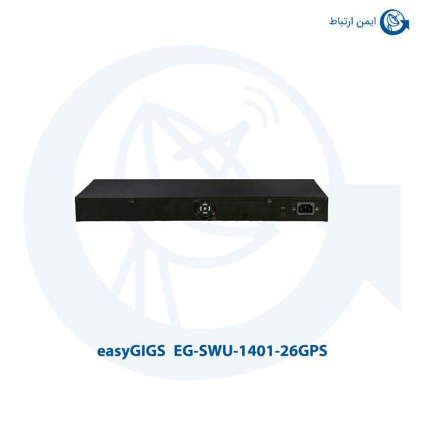 سوییچ 24 پورت PoE ایزی‌گیگز EG-SWU-1401-26GPS