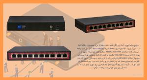  در این تصویر سوئیچ شبکه PoE 8 پورت EasyGigs SWU-1401-10GP را مشاهده می کنید.