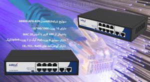 سوئیچ شبکه HRUI مدل HR900-AFG-82N