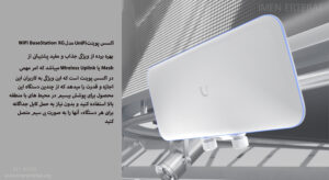  در این تصویراکسس پوینت UniFi مدل WiFi BaseStation XG را مشاهده می کنید.