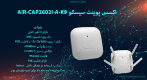  در این تصویر cisco-wireless-access-point-model-air-cap2602i-a-k9 را مشاهده می کنید.