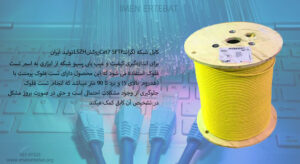 در تصویر کابل شبکه لگراند Cat7 SFTP روکش LSZH تولید ایران با مغزی مسی مشاهده مینمایید